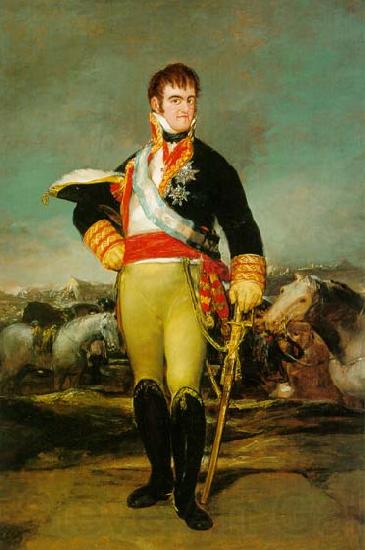 Francisco de Goya Portrait of Ferdinand VII of Spain Norge oil painting art